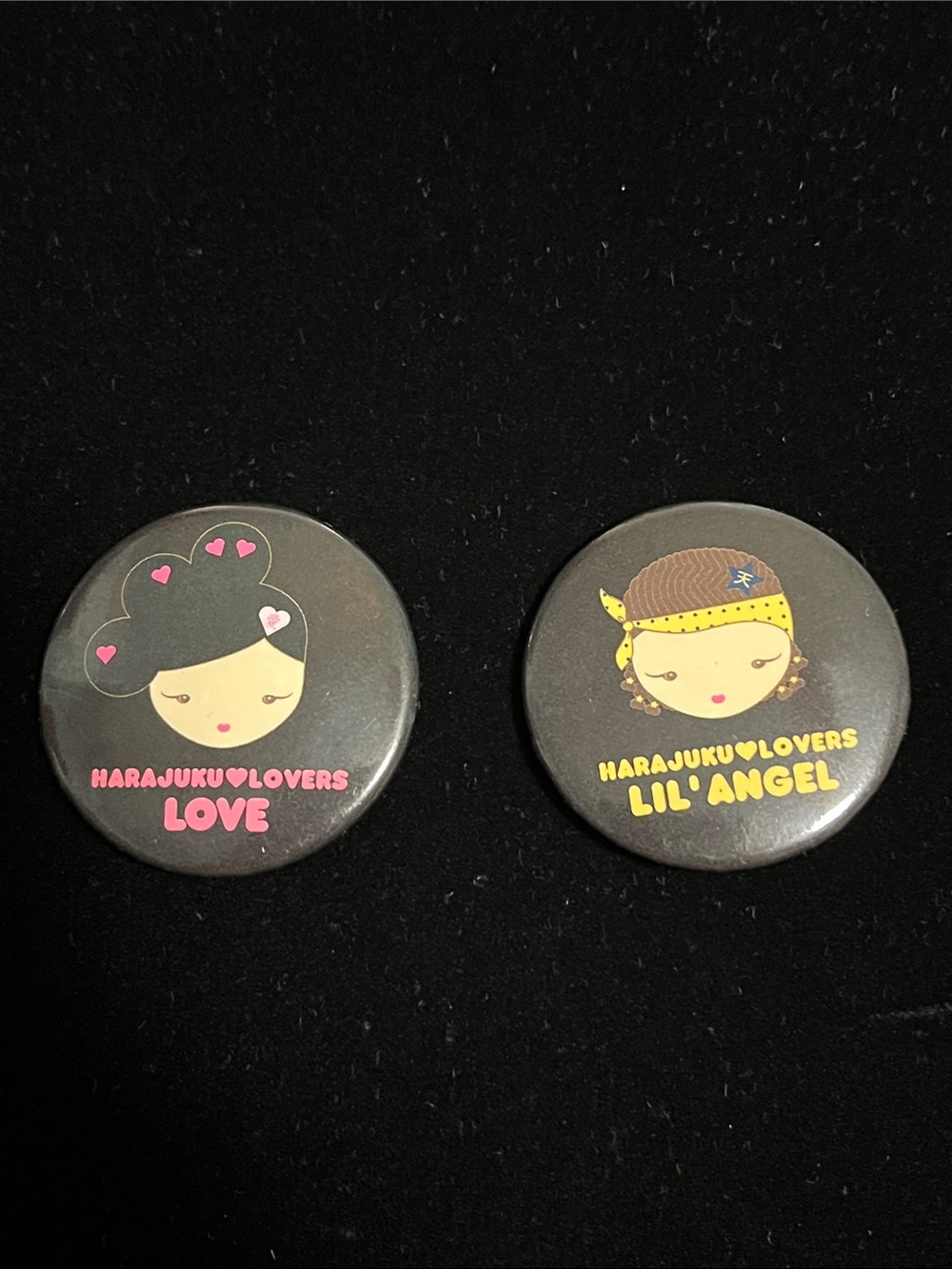 Harajuku Lovers Button Pins